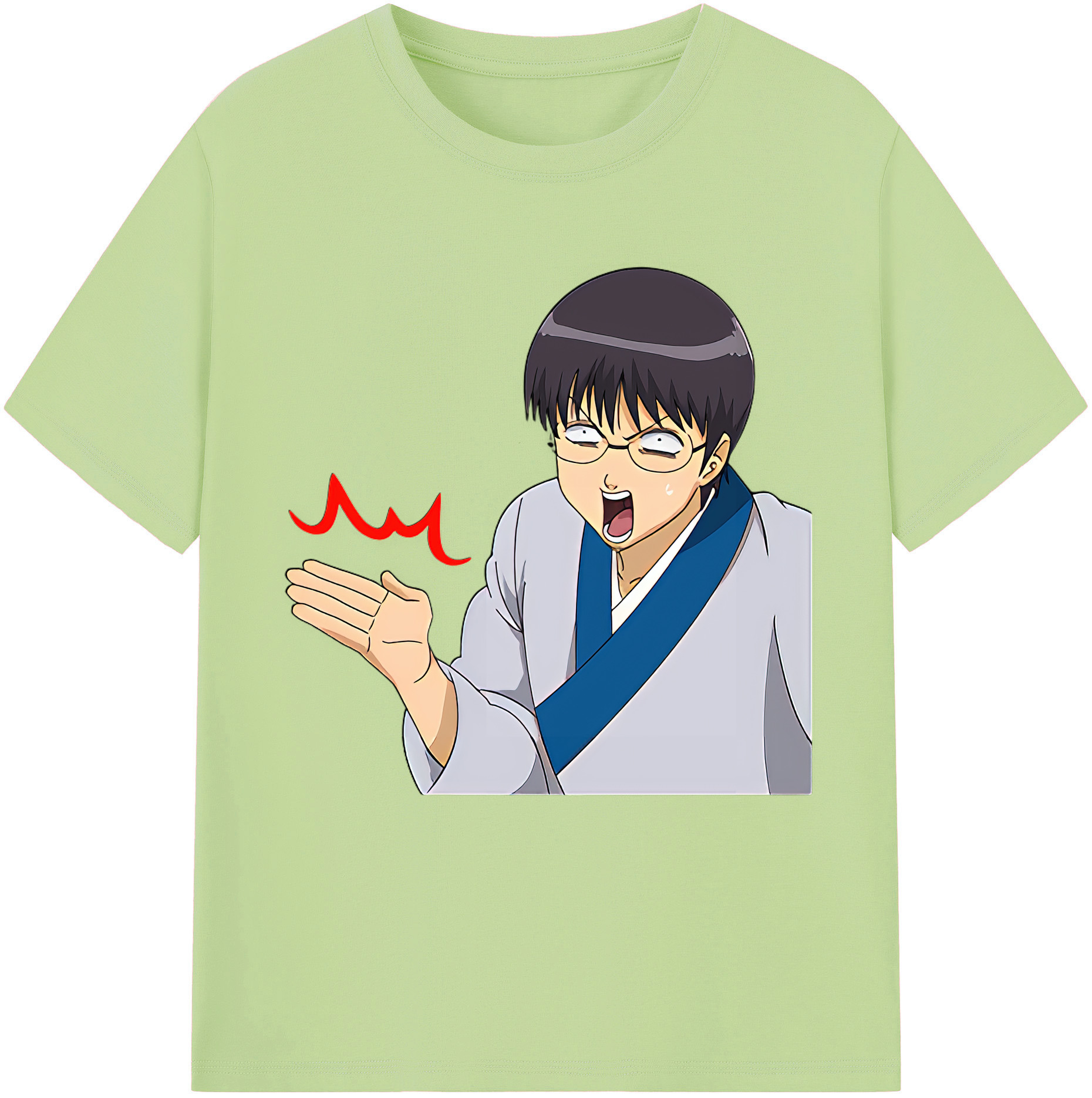 （画像用） ぎんたま 坂田銀時（さかたぎんとき） 神楽 志村新八（しむら しんぱち） GINTAMA Sakata Gintoki Kagura Shimura Shinpachi 綿100％半袖Tシャツ（フロントプリント）